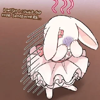 😅-The Relashionship between a rabbit and a Black Panter, Telegram Sticker