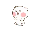 🙏-TuaGom Puffy Bear, Telegram Sticker
