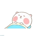 😖-TuaGom Puffy Bear, Telegram Sticker