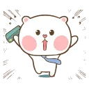 🏃‍♂️-TuaGom Puffy Bear, Telegram Sticker