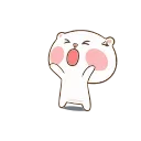😡-TuaGom Puffy Bear, Telegram Sticker
