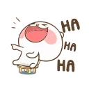 😂-TuaGom Puffy Bear, Telegram Sticker