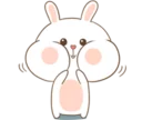 ☺️-TuaGom Rabbit, Telegram Sticker