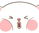 😘-TuaGom Rabbit, Telegram Sticker