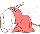 😴-TuaGom Rabbit, Telegram Sticker