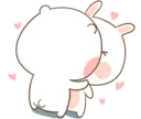 😘-TuaGom Rabbit, Telegram Sticker