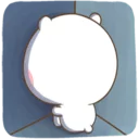 😔-TuaGom Rabbit, Telegram Sticker