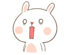 😱-TuaGom Rabbit, Telegram Sticker