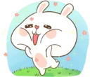 ☺️-TuaGom Rabbit, Telegram Sticker