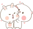 😘-TuaGom Rabbit, Telegram Sticker
