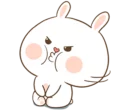 😒-TuaGom Rabbit, Telegram Sticker
