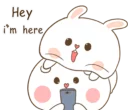 😌-TuaGom Rabbit, Telegram Sticker