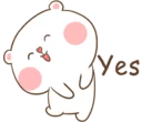 😊-TuaGom Rabbit, Telegram Sticker