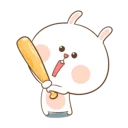 😒-TuaGom Rabbit, Telegram Sticker