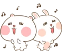 😃-TuaGom Rabbit, Telegram Sticker