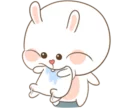 😋-TuaGom Rabbit, Telegram Sticker