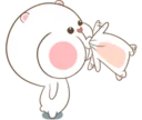 😋-TuaGom Rabbit, Telegram Sticker