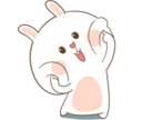 ☺️-TuaGom Rabbit, Telegram Sticker