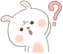 🤔-TuaGom Rabbit, Telegram Sticker