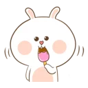 🍦-TuaGom Rabbit, Telegram Sticker