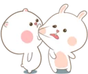 😋-TuaGom Rabbit, Telegram Sticker
