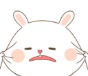 😞-TuaGom Rabbit, Telegram Sticker