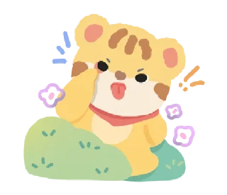 🦁-tigers! @gmoue, Telegram Sticker