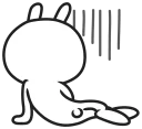 😰-Tuziki, Telegram Sticker