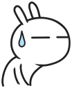 😓-Tuziki, Telegram Sticker