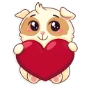 ❤-Cavy, Telegram Sticker