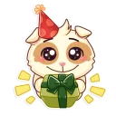 🎉-Cavy, Telegram Sticker