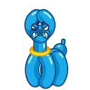 😡-Twister the Dog, Telegram Sticker