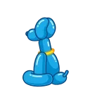 🤡-Twister the Dog, Telegram Sticker