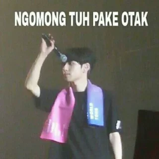 👍-᥀𖦹 ੈhumor twt by @stickernct ୭̥ ！៹𖤐, Telegram Sticker