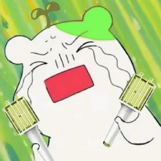 🌱-᥀𖦹 ੈhumor twt by @stickernct ୭̥ ！៹𖤐, Telegram Sticker