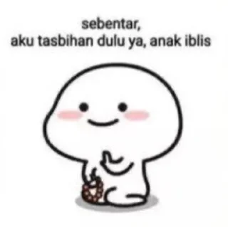 🙏-᥀𖦹 ੈhumor twt by @stickernct ୭̥ ！៹𖤐, Telegram Sticker