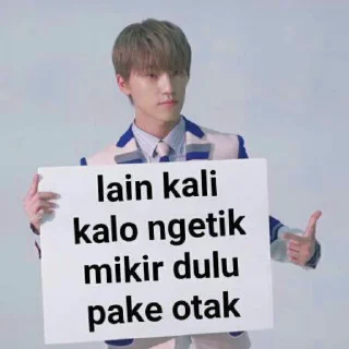 👍-᥀𖦹 ੈhumor twt by @stickernct ୭̥ ！៹𖤐, Telegram Sticker