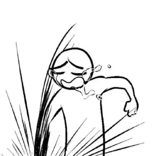 😭-᥀𖦹 ੈhumor twt by @stickernct ୭̥ ！៹𖤐, Telegram Sticker