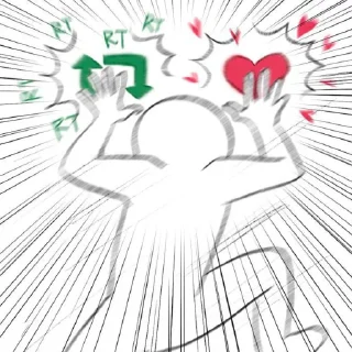 😍-᥀𖦹 ੈhumor twt by @stickernct ୭̥ ！៹𖤐, Telegram Sticker