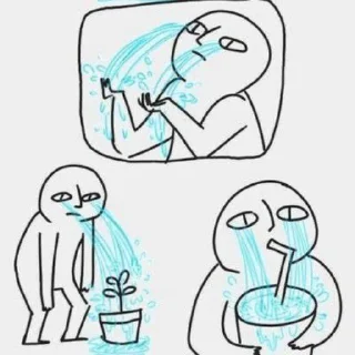 😭-᥀𖦹 ੈhumor twt by @stickernct ୭̥ ！៹𖤐, Telegram Sticker
