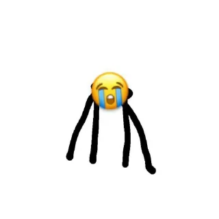 😭-᥀𖦹 ੈhumor twt by @stickernct ୭̥ ！៹𖤐, Telegram Sticker