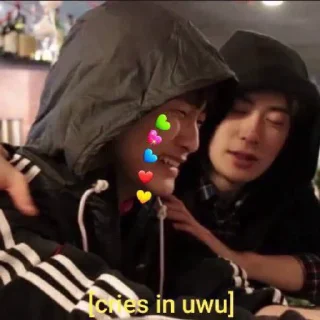 😢-᥀𖦹 ੈhumor twt by @stickernct ୭̥ ！៹𖤐, Telegram Sticker
