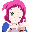 😉-анитяночки (@russia2d), Telegram Sticker