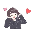 💕-анитяночки (@russia2d), Telegram Sticker