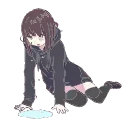 😭-анитяночки (@russia2d), Telegram Sticker