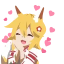 💕-анитяночки (@russia2d), Telegram Sticker