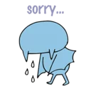 😔-Uglydolls LINE, Telegram Sticker