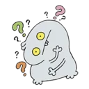 😐-Uglydolls LINE, Telegram Sticker
