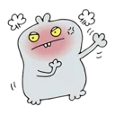 😡-Uglydolls LINE, Telegram Sticker