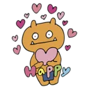 🤗-Uglydolls LINE, Telegram Sticker